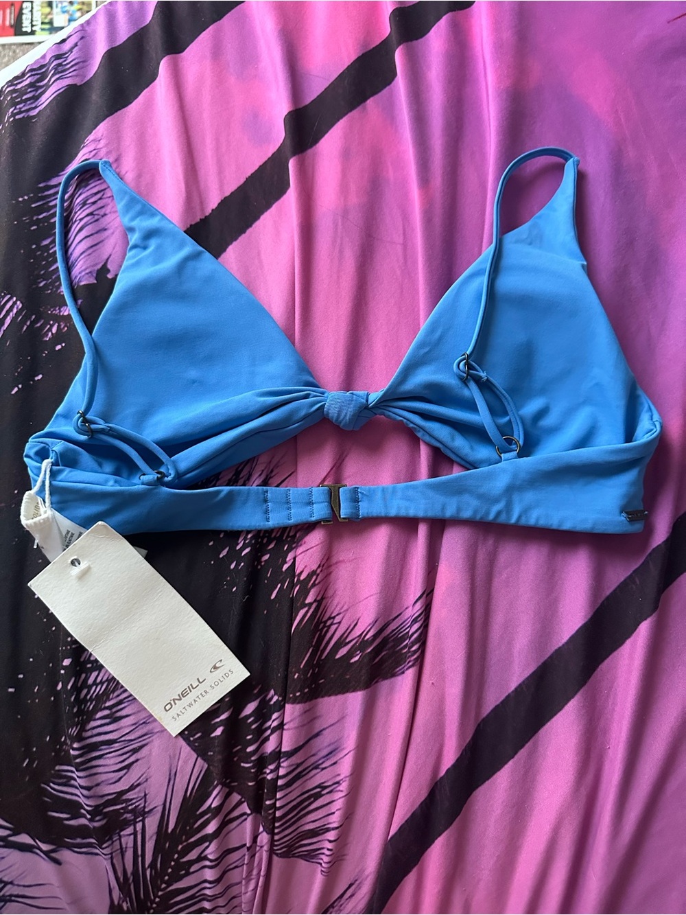 O'Neill Saltwater Pismo Bralette Bikini Top Regatta Blue Small - Picture 5 of 5
